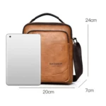 WEIXIER D288 Large Capacity Casual Crossbody Bag Business Waterproof Single Shoulder Packs - Image 2