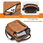 WEIXIER D288 Large Capacity Casual Crossbody Bag Business Waterproof Single Shoulder Packs - Image 4
