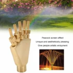 Copper Phoenix Tail Nozzle Water Landscape Fountain Equipment - Image 5