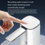 Digital Display Foldable Water Bottle Pump Electric Water Dispenser - Image 4