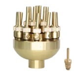Copper Adjustable 3-Layer Flower Nozzle Waterscape Layer Flower Fountain Sprinklers - Image 3