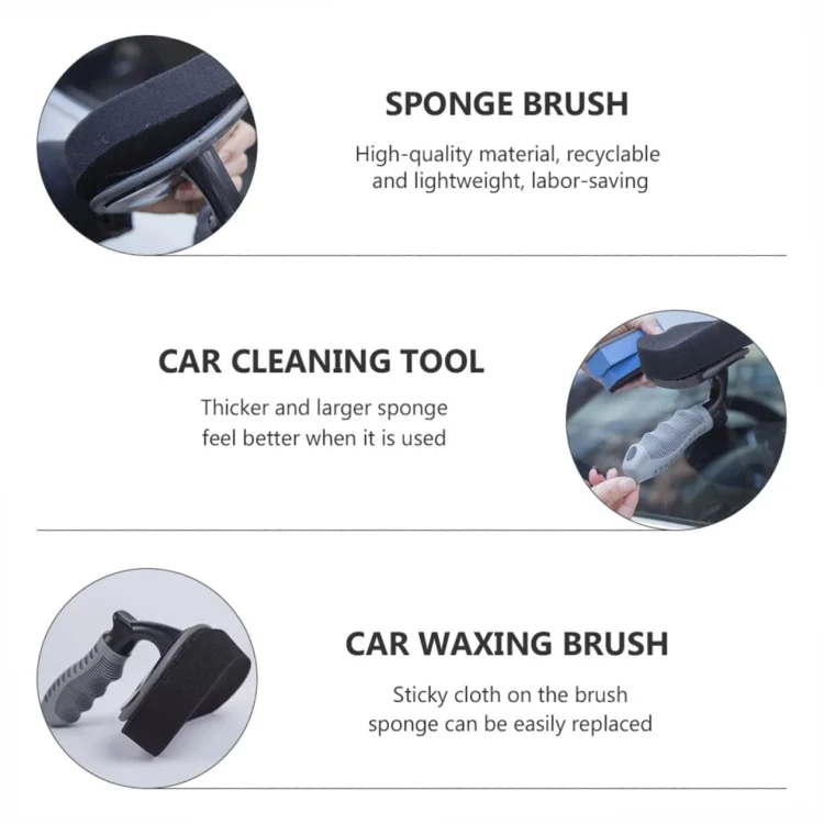 TBD06043199_B2.webp Durable Car Tire Waxing Curved Sponge Brush - Image 3