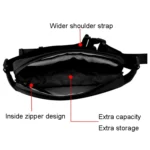 Bluetooth APP Oxford Cloth LED Pocket Outdoor Riding Color LED Waist Bag - Image 4