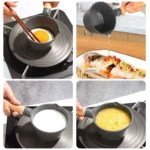 Medical Stone Deepened Mini Gas Special Oil Pan Butter Melting Soup Pot with Diversion Port - Image 10