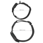 LED Display Pet Collar Rechargeable High Visibility DIY Single Color Collar - Image 3