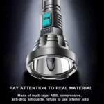 Strong Light Flashlight USB Rechargeable LED Super Bright Long-range Outdoor Lighting - Image 6