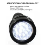 Hotel LED Rechargeable Wall-Mount Torchlight Emergency Flashlight - Image 7