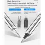 10pcs/ Set 80W Internal Heating Welding Digital Display Soldering Iron Temperature Adjustment Set - Image 5