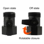 Garden Single-way ABS Handle Ball Valve Garden Hose Connector - Image 4