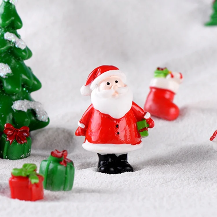 TBD06043310_B1.webp 5pcs Christmas Decoration Accessories Micro Landscape Christmas Gift Resin Small Ornament - Image 2