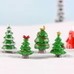 5pcs Simulation Christmas Tree Decoration Christmas Gifts Micro Landscape Snow Ornament - Image 3