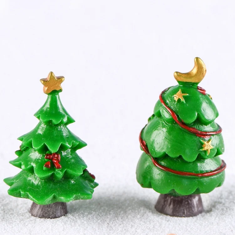 TBD06043320_B4.webp 5pcs Simulation Christmas Tree Decoration Christmas Gifts Micro Landscape Snow Ornament - Image 5