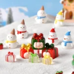 5pcs Christmas Micro Landscape Snowscape Decoration Accessories Christmas Resin Ornament - Image 5