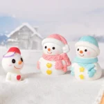 3pcs Christmas Lovely Micro Landscape Snow Ornament Decorative Accessories - Image 4
