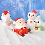 3pcs Christmas Lovely Micro Landscape Snow Ornament Decorative Accessories - Image 7