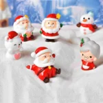 3pcs Christmas Lovely Micro Landscape Snow Ornament Decorative Accessories - Image 8