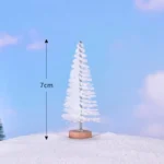 4pcs Christmas Tree Micro Landscape Accessories PVC Home Decoration Ornaments - Image 7