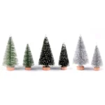 4pcs Christmas Tree Micro Landscape Accessories PVC Home Decoration Ornaments - Image 2