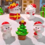 10pcs Christmas Cute Micro Landscape DIY Decorations Snowy Desktop Ornament - Image 11