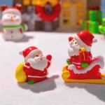 10pcs Christmas Cute Micro Landscape DIY Decorations Snowy Desktop Ornament - Image 3
