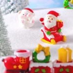 10pcs Christmas Cute Micro Landscape DIY Decorations Snowy Desktop Ornament - Image 5