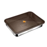 Kacheeg Refrigerator Dumpling Storage Box Home Use Wonton Freezer Organizer