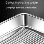 Kacheeg Refrigerator Dumpling Storage Box Home Use Wonton Freezer Organizer - Image 3