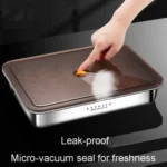 Kacheeg Refrigerator Dumpling Storage Box Home Use Wonton Freezer Organizer - Image 7