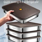 Kacheeg Refrigerator Dumpling Storage Box Home Use Wonton Freezer Organizer - Image 8