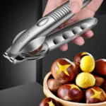 Kacheeg 304 Stainless Steel Chestnut Opener Cross Opening Chestnut Shelling Peeler With 2 Steel Fingers - Image 9