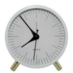 Metal Quartz Alarm Clock Simple Silent Desktop Round Pointer Living Room Clock