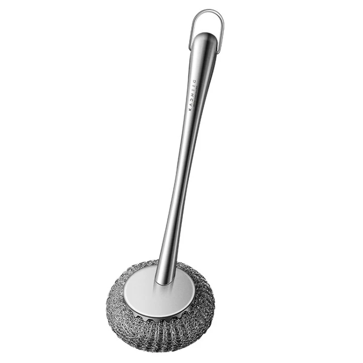 TBD0604338701.webp Kacheeg 304 Stainless Steel Pot Brush Kitchen Cleaning And Dishwashing Tools - Image 1