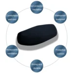 Electric Vehicle Motorcycle Seat Cushion Thickened Sun Protection Cover - Image 2
