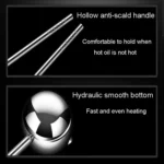 Kacheeg Stainless Steel Hot Oil Skillet Kitchen Small Oil Pouring Spoon - Image 7