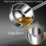 Kacheeg Stainless Steel Hot Oil Skillet Kitchen Small Oil Pouring Spoon - Image 8