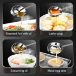 Kacheeg Stainless Steel Hot Oil Skillet Kitchen Small Oil Pouring Spoon - Image 9