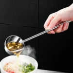Kacheeg Stainless Steel Hot Oil Skillet Kitchen Small Oil Pouring Spoon - Image 10