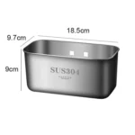 Kacheeg Food Residue Filtering And Drainage Rack For Tanks Sink Storage Trash Shelf - Image 9