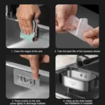 Kacheeg Food Residue Filtering And Drainage Rack For Tanks Sink Storage Trash Shelf - Image 5