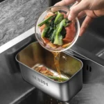 Kacheeg Food Residue Filtering And Drainage Rack For Tanks Sink Storage Trash Shelf - Image 7