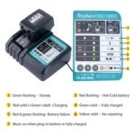 LUOMASHI For Makita 18V Lithium Battery Charger - Image 6