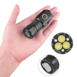 3LED Strong Light TYPE-C Charging Convenient Mini Multi-Function Flashlight - Image 2