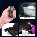 3LED Strong Light TYPE-C Charging Convenient Mini Multi-Function Flashlight - Image 11