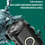 3LED Strong Light TYPE-C Charging Convenient Mini Multi-Function Flashlight - Image 9