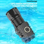 3LED Strong Light TYPE-C Charging Convenient Mini Multi-Function Flashlight - Image 10