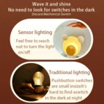 Night Light Smart Speaker Wireless Charging Atmosphere Light Alarm Clock - Image 4