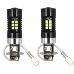 1pair Automotive High-power LED White Light Fog Lamp
