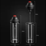 Kacheeg Electrical Stainless Steel Coffee Whisk Portable Whipping Milk Froth Mixer - Image 2