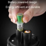 Kacheeg Electrical Stainless Steel Coffee Whisk Portable Whipping Milk Froth Mixer - Image 5