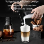 Kacheeg Electrical Stainless Steel Coffee Whisk Portable Whipping Milk Froth Mixer - Image 8